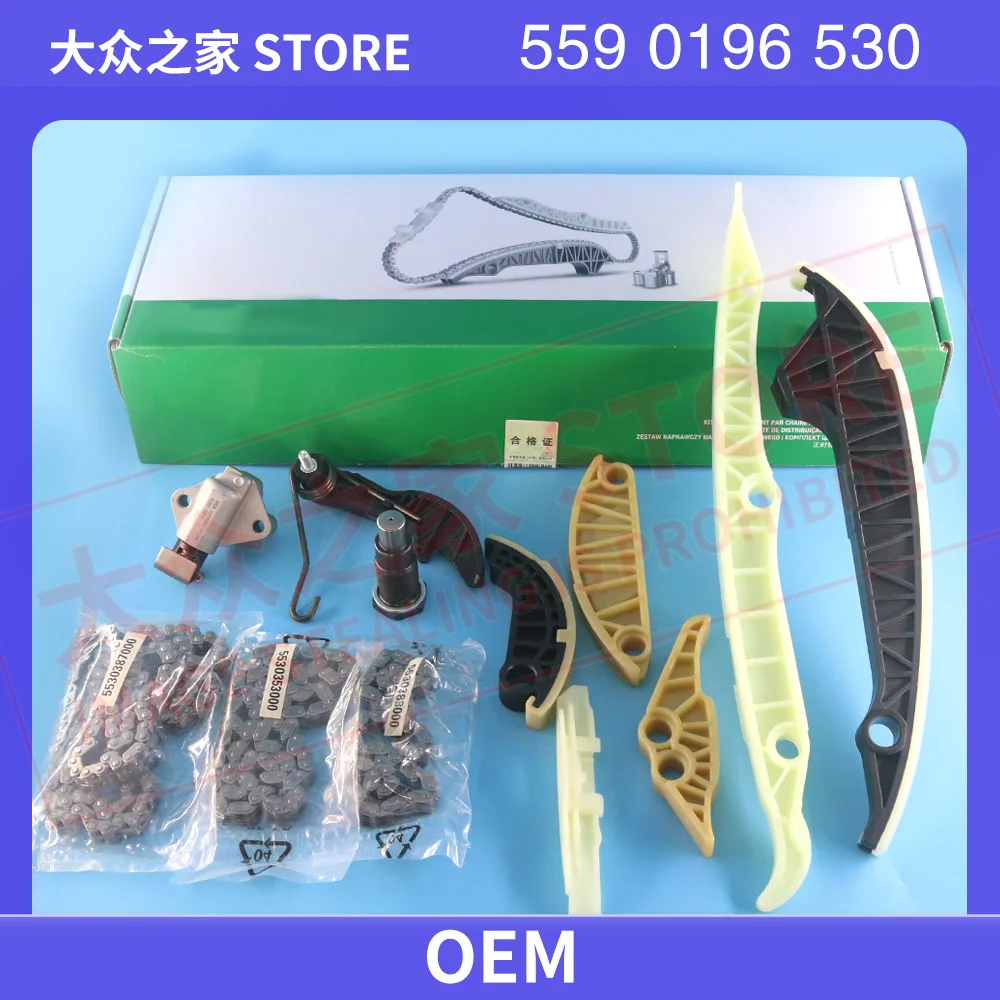 

Timing Chain Tensioner Kit 12 PCS 06H105209A For Audi A3 A4 A5 A6 TT VW Jetta Passat Tiguan CC Golf 1.8 2.0 TSI EA888 gen3 Engin