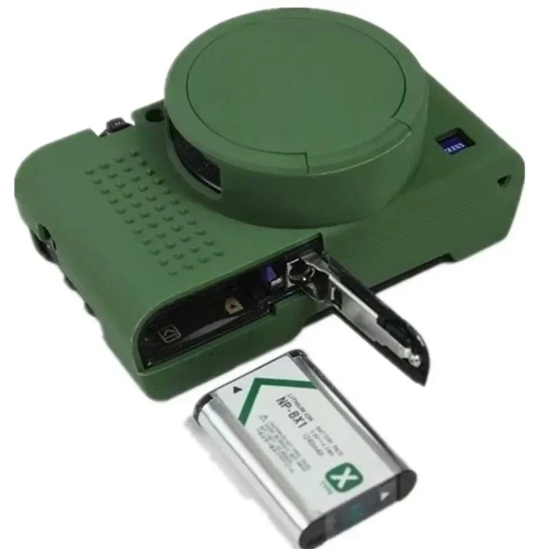 Accessory Silicone Cover Skin Case , For Sony RX100 VII Protector Camera Bag RX100M7 Camera Bag + free tempered film