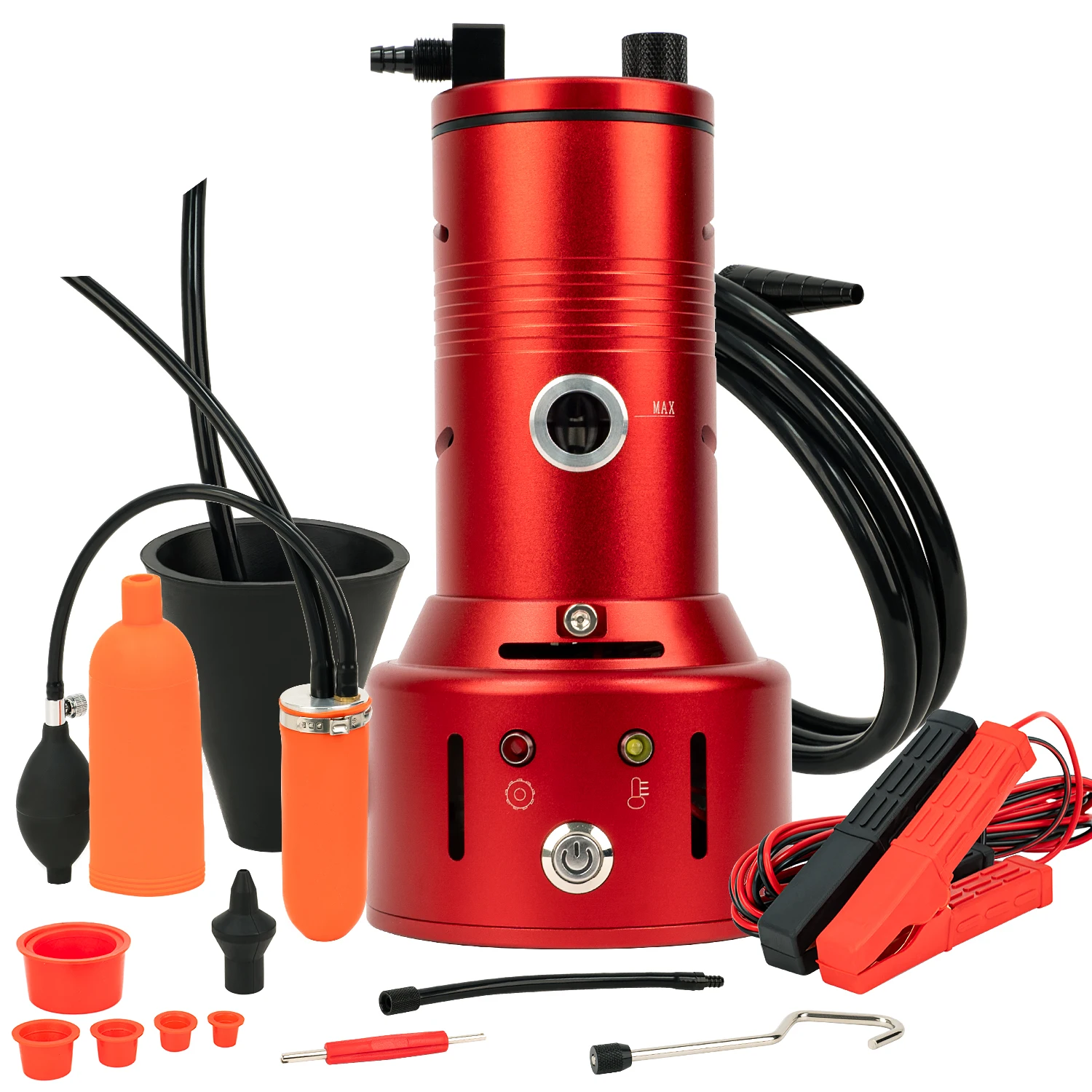 

Профессиональный автомобильный детектор утечки дыма со встроенным воздушным насосом 12 В EVAP тестер утечки дыма машина диагностический инструмент утечки дыма