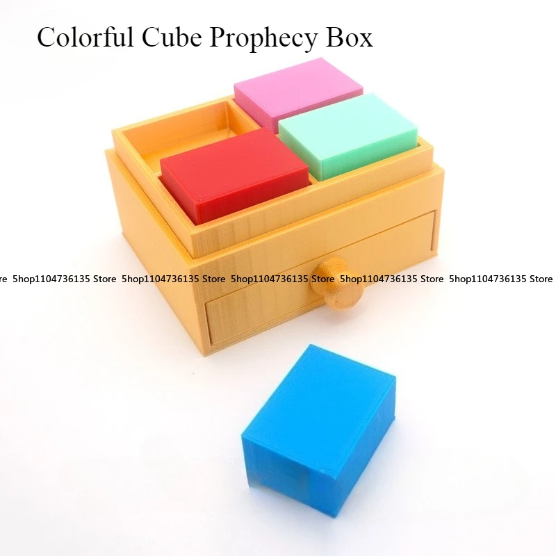 صندوق نبوءة مربع الألوان، اختيار الألوان، تخمين الألوان التفاعلية، الدعائم السحرية الروحية عن قرب الشارع #1