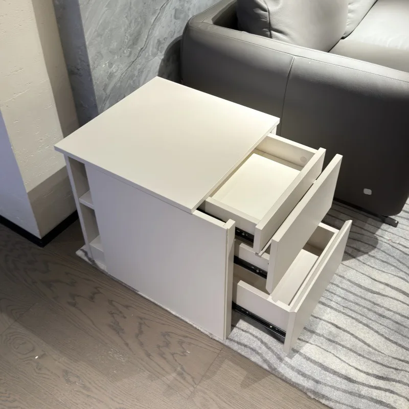 Modern Dark Walnut Nightstand With Lift Top And 3 Drawer Hidden Storage Factory Wholesale Bulk Order For Retailers