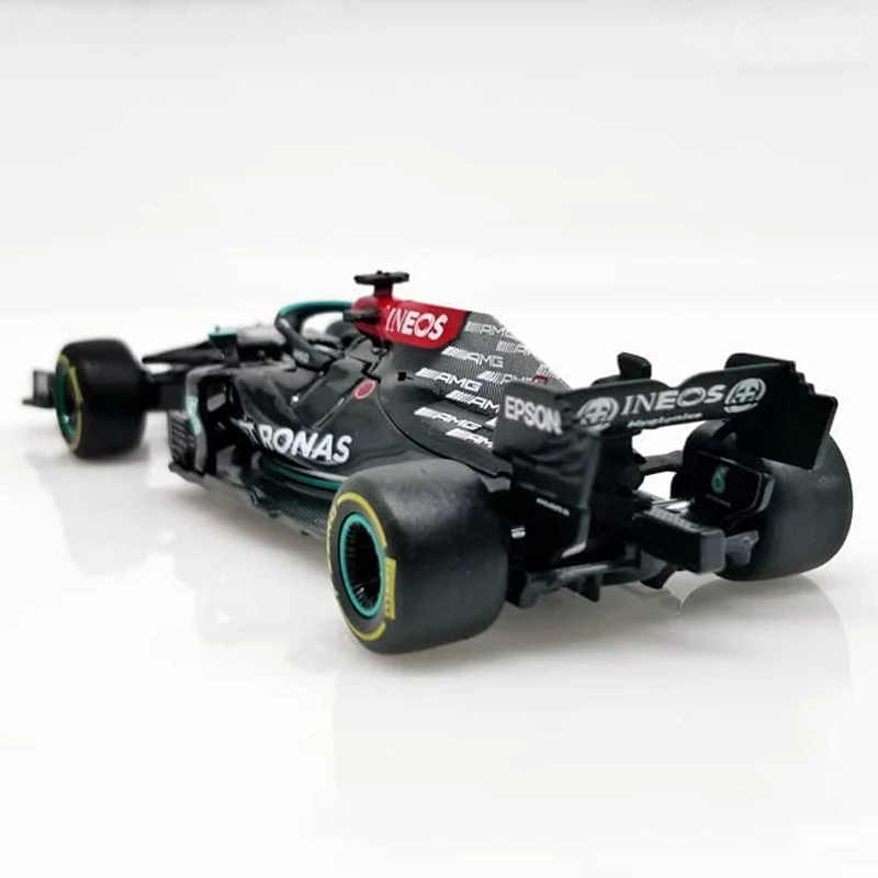 Bburago 1:43 F1 W12 Hamilton #44 Bottas #77 Mercedes-AMG Racing Model Simulation Car Alloy Toy Collection Gift