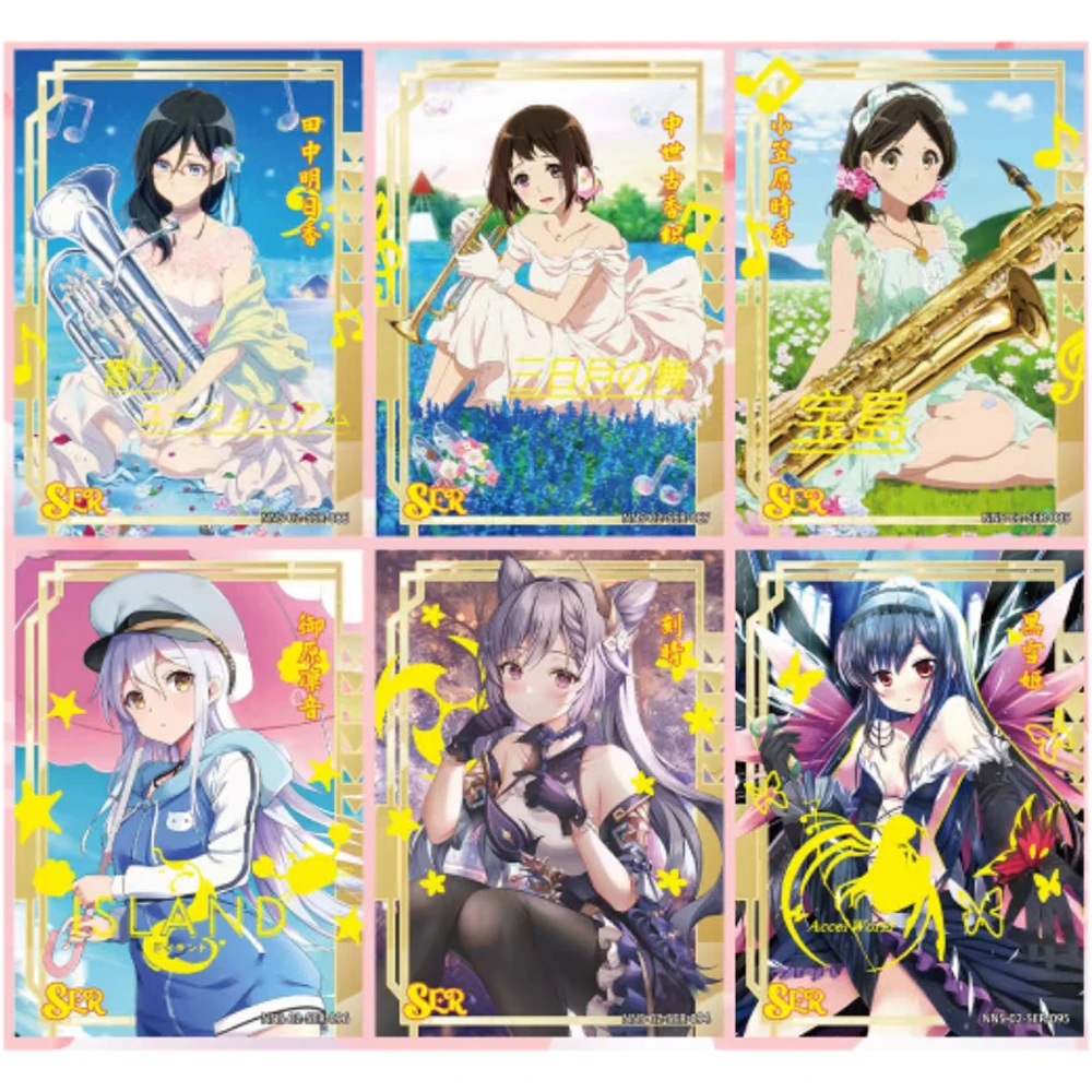 Goddess Carnival Series Goddess Story Collection PR Cards tcg Anime Girl Party Swimsuit Bikini Toys Child Kids And Hobbies Gift