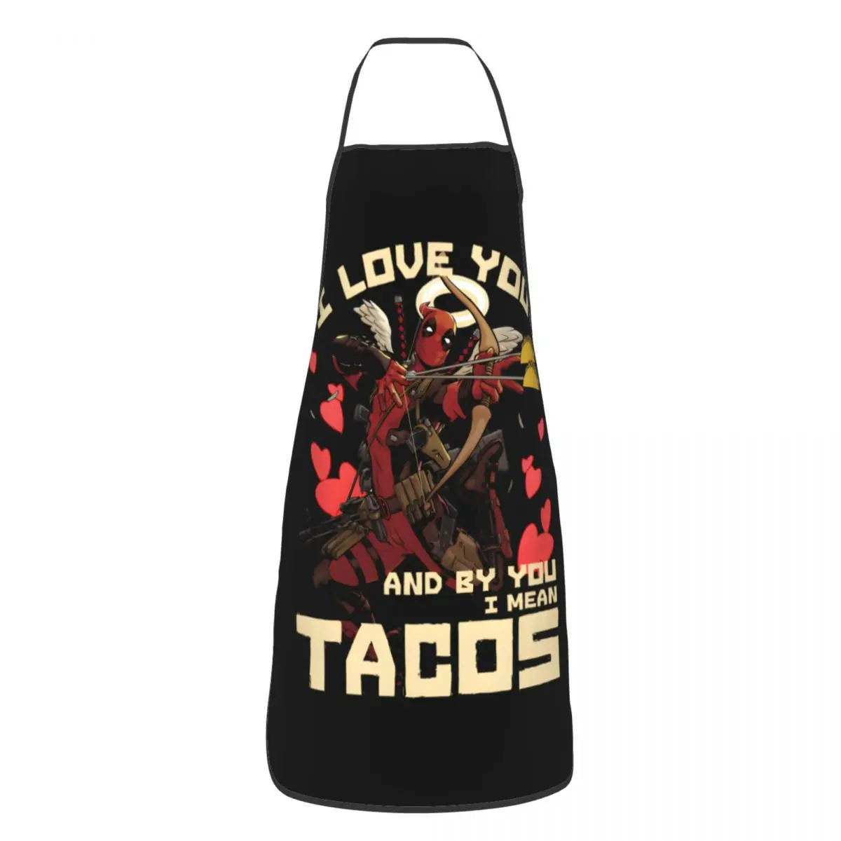 

Фартук с нагрудником Дедпула на заказ для мужчин и женщин, унисекс, для взрослых, шеф-повара, кулинарии, кухни, стола, кухни, садоводства