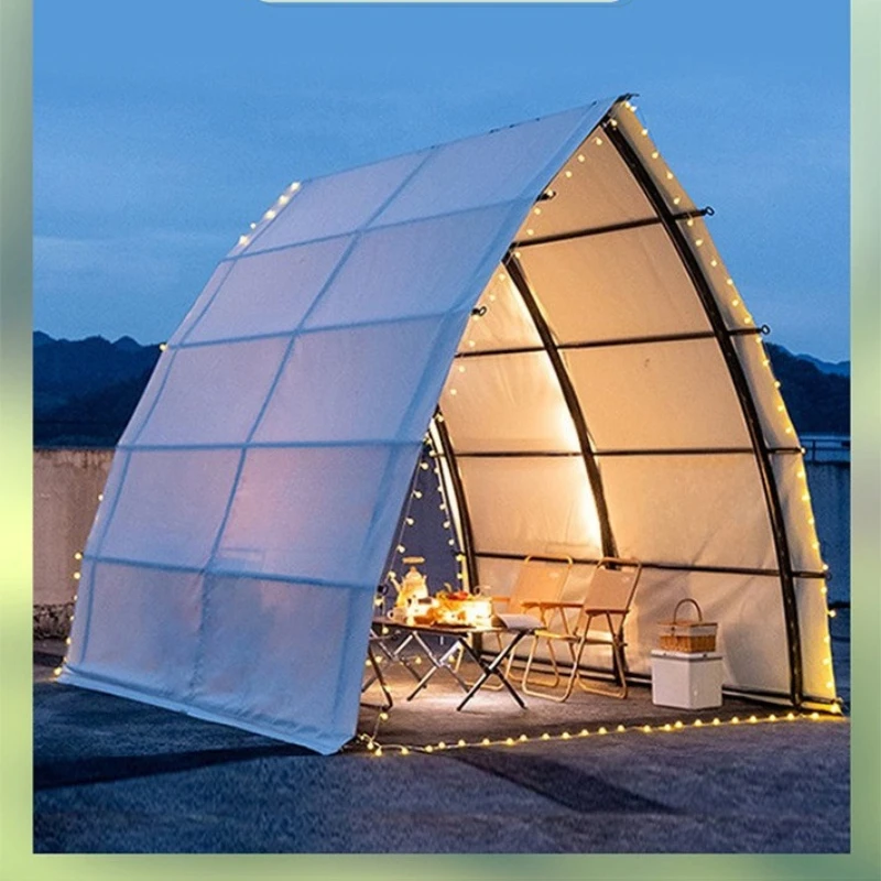 

Outdoor Internet celebrity ship type wild luxury camp hotel tent restaurant tent scenic camping homestay dining tent