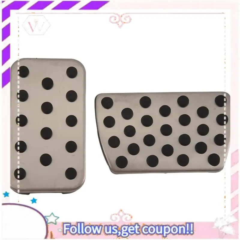 

Portable Car Foot Gas Brake Pedal Pad Cover For Honda Civic Accord CRV Jade Elysion Odyssey Pedals No Damage Install
