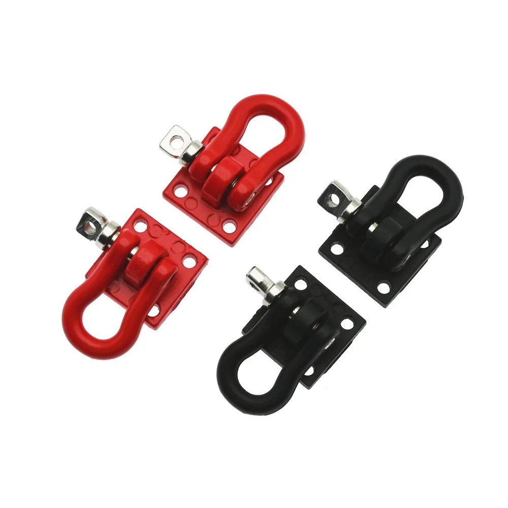 

Metal Trailer Towing Buckle Tow Hooks Climbing Trailer Shackles for 1/10 RC Crawler Car TRX4 Axial SCX10 RC4WD D90 Parts