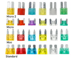 Fuses Micro Car Fuse 2A 3A 5A 7.5A 10A 15A 20A 25A 30A 35A 40A Amp Clip Fuse Set for Car Truck Mini Small Medium