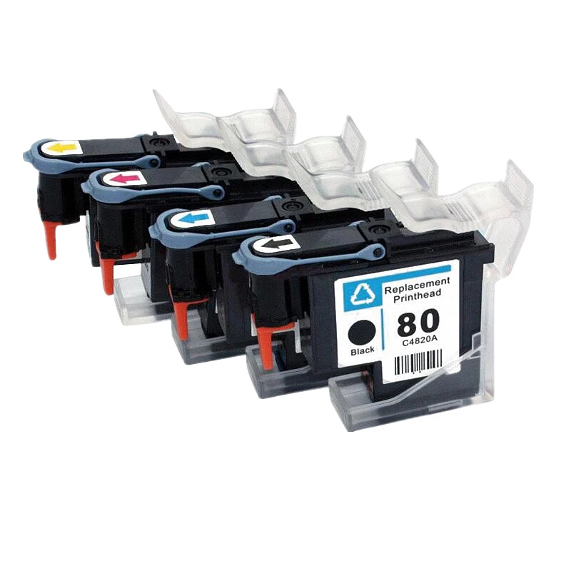 HTL Black C4820A C4821A C4822A C4823A printhead for HP80 Designjet 1000 1050c 1055 Ink Cartridge print Head for hp 80 cartridge