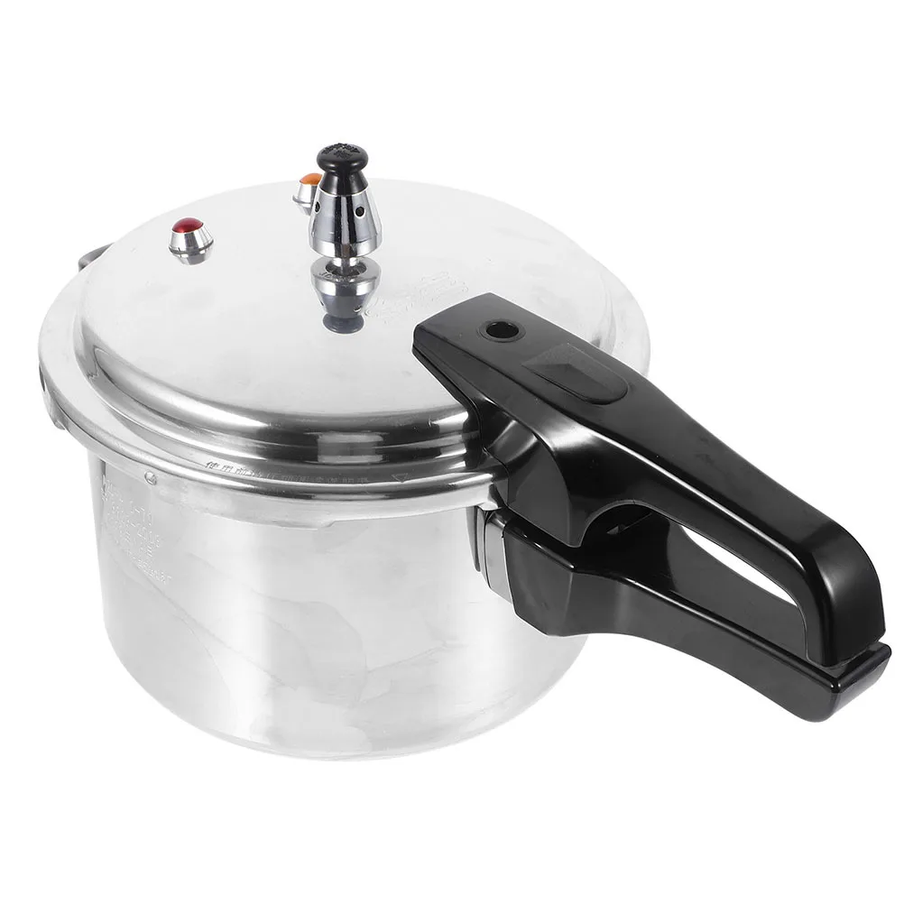 

Pressure Cooker Aluminum Polished Composite Base For Gas Induction Stove Canning Slow Cooking Fast Healthy Multi-Use