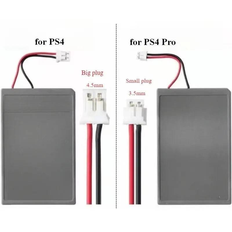 LIP1522 3.7V 2000mah Rechargeable Controller 4.5mm Big Plug Battery for PS4 Gamepad Batteries 3.5mm Small Plug for PS4 Pro