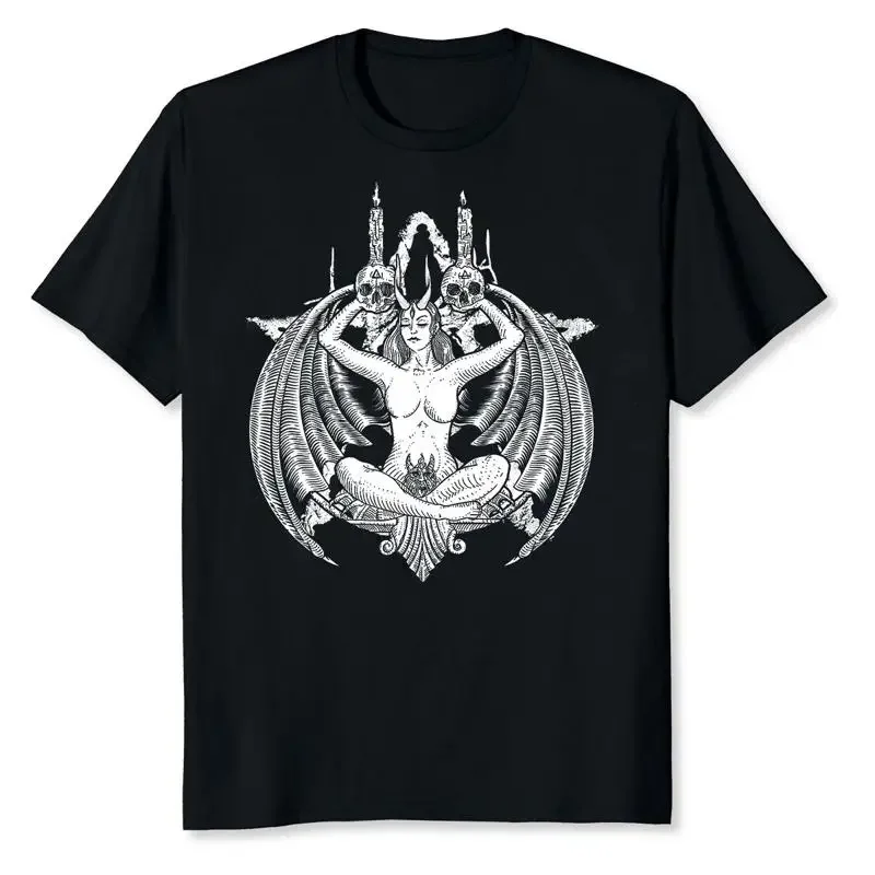 New Limited Lilith Female Devil Gothic Pagan Samael Witchcraft Occult T Shirt