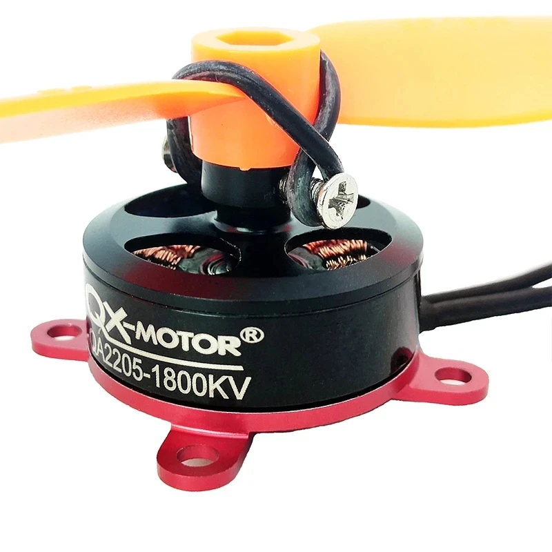 QX-MOTOR 2205 1800KV KV1400 / Upgrade 2204 Brushless Motor Support 2-3s For KT F3P Remote Control Toy Accessories