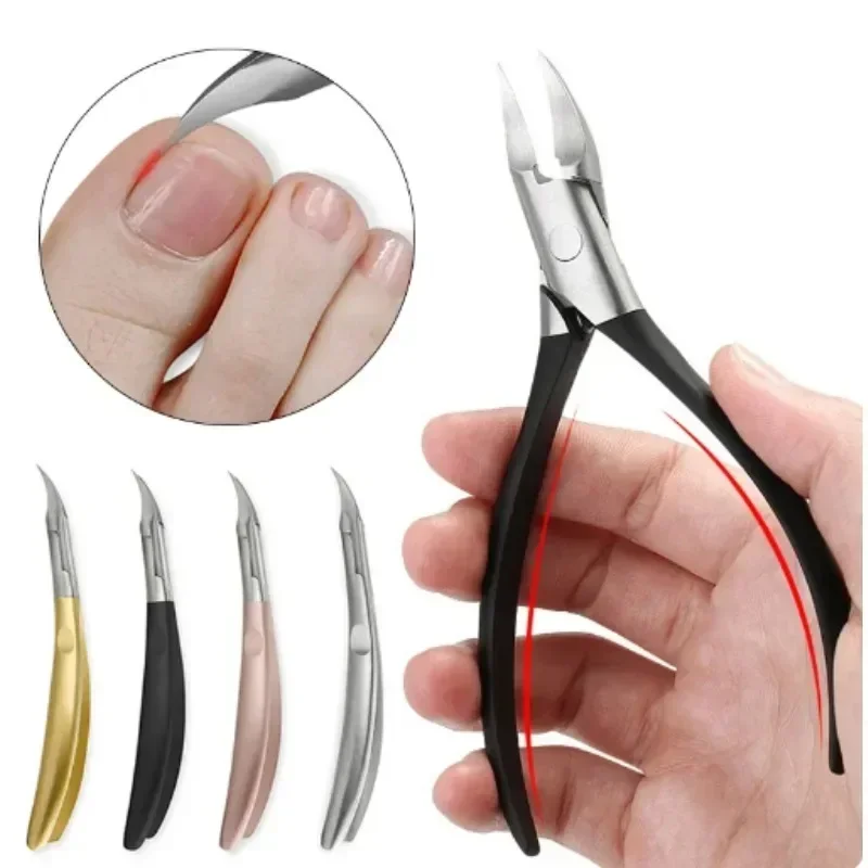 Nagelschneider, Nagelhautzange, Paronychie-Nagelknipser, professionelle Schere für eingewachsene Zehennägel, Entfernung abgestorbener Haut, Pediküre-Werkzeug