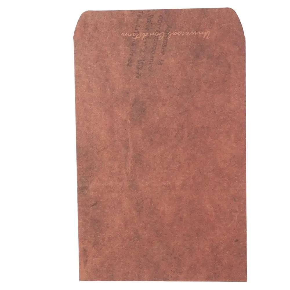 Multipurpose Kraft Paper Retro Style Kraft Paper Envelope 6.1* 4.3 * 0.01 Inches Red Brown Letter Postcard Gift Office