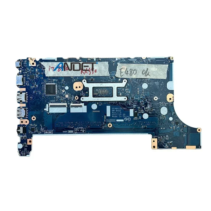 For Lenovo Thinkpad E480 NM-B421 I7-8550U 2G Laptop Motherboard Mainboard Independent graphics card 01LW201 01LW200 01LW199