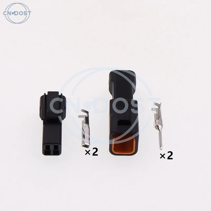 1 Set 2 Hole Car Low Current Cable Plug 02T-JWPF-VSLE-S 02R-JWPF-VSLE-S Automobile Modification Connector Parts AC Assembly