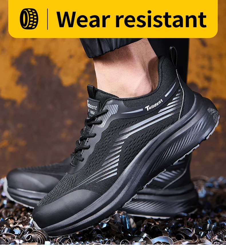 Sicherheitsschuhe, Arbeitsschuhe mit Schutz gegen Quetschungen und Durchstiche, Isolierte Schuhe, Leichte und Modische Schutzstiefel – Detail 7
