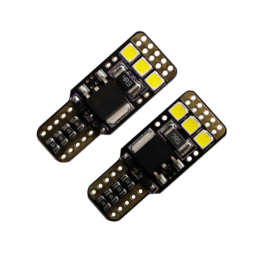 

T10 6 SMD-3030 Автомобильные светодиодные лампы, лампочки для автомобиля 12В, габаритные лампы, Led лампы T10 W5W 194 168 6000K