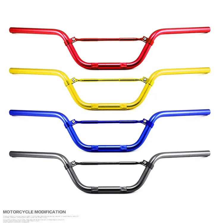 

22Mm high handle motorcycle handle with crossbar retro style, universal modified handle