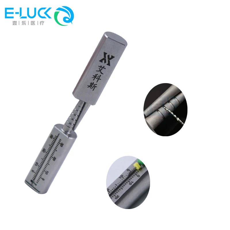 Dental Instrument Root Canal File Pre Bender Length Measurement Dental Precision Measuring Instrument Stainless Steel Material