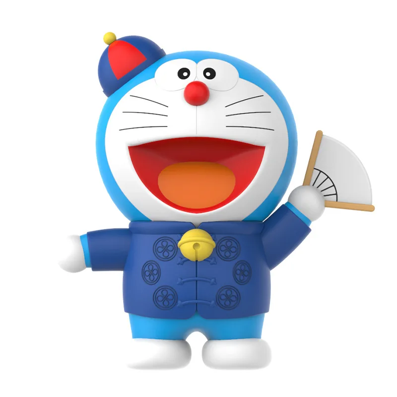 Doraemon Around The World Series Model Cute Desktop Collection Decorative Ornaments Children's Toy Statue Birthday Gift