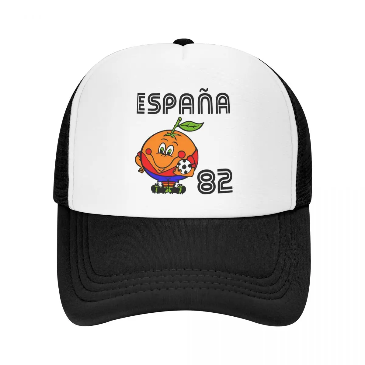 

Espana 82 Spain Mascot 1982 Mesh Baseball Cap Adult Fitted Trucker Hat Dad Hat Adjustable Snapback Caps Golf Hats High Quality