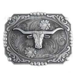 Western Cowboy pasek ze wzorem Cowhead