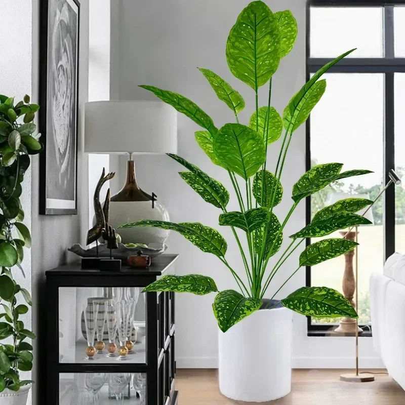 115cm Giant Artificial Plant Tree Realistic Full Lush Greenery Indoor Outdoor All-Season Decor for Home Office
