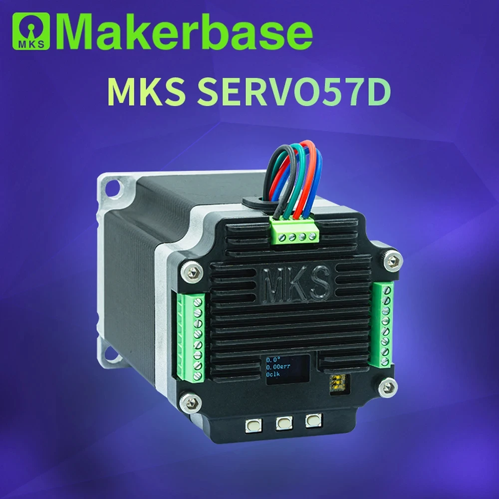 Makerbase MKS SERVO57D NEMA23 closed loop stepper motor Driver CNC 3d printer for Gen_L FOC quiet and efficient