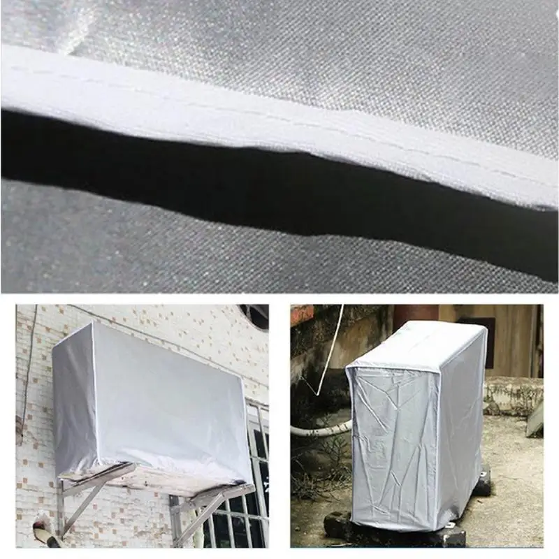 Air Conditioner Outer Cover Window Air Conditioner Cover Outdoor Durable AC Defender Covers Full Winter AC Cover Outdoor