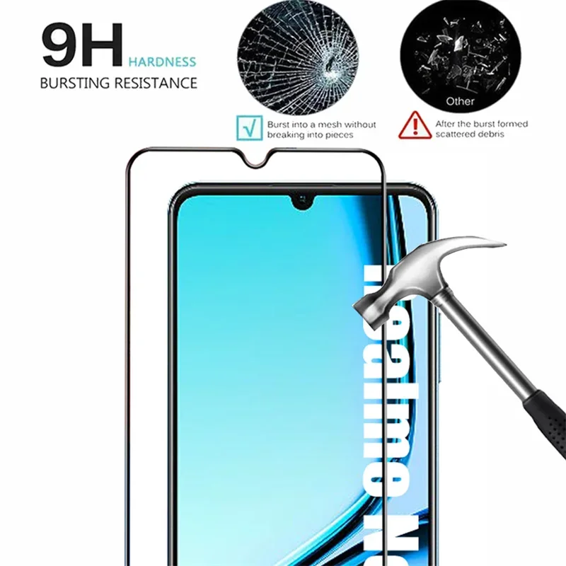 5PCS HD Tempered Glass For Realme Note 50 GT 2 Pro 5 Screen Protector For Realme GT Neo 5 SE 3T 3 2T 2 5G Master Edition Glass