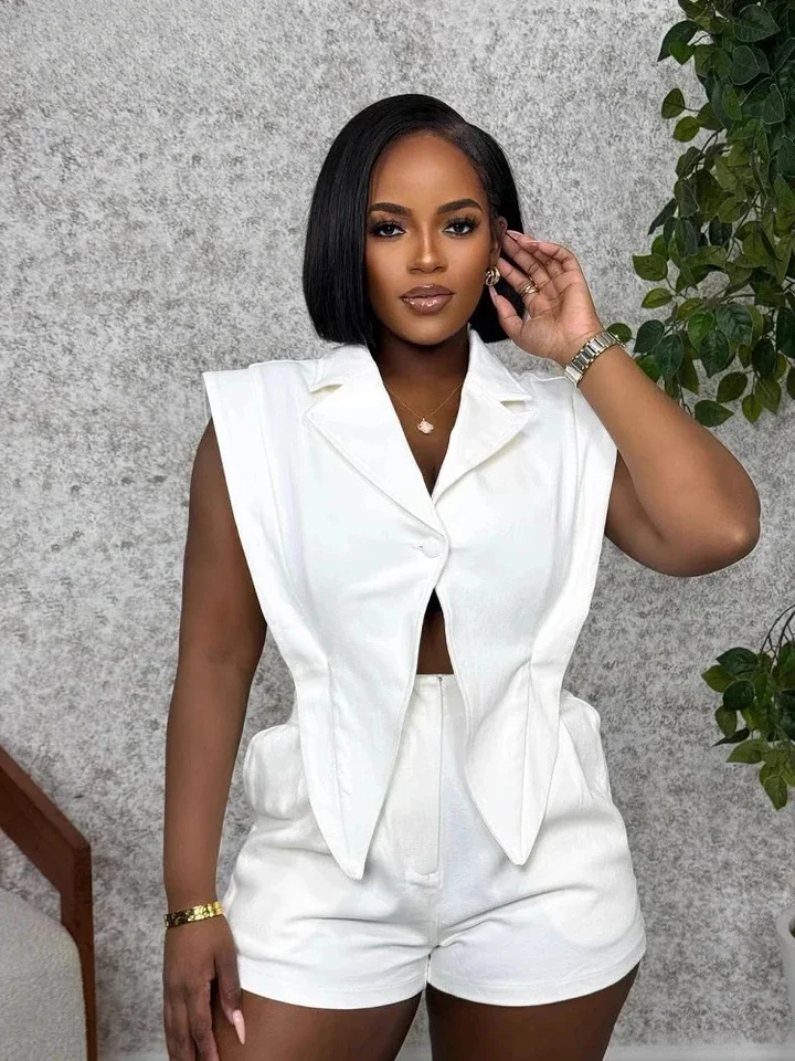 

Women Sleeveless High Waist Hollow Out Short Playsuits Jumpsuit Streetwear Irregular One Piece Suit Romper Outfits