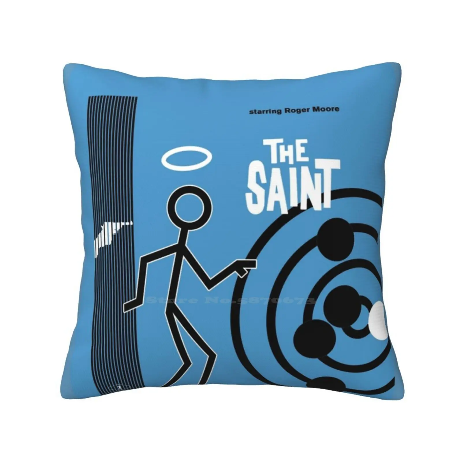 The Saint 3 Bedroom Office Hug Pillowcase Tv The Saint 70s 60s Retro Vintage Modern Swiss Style Gerry Anderson Sci Fi Space Age