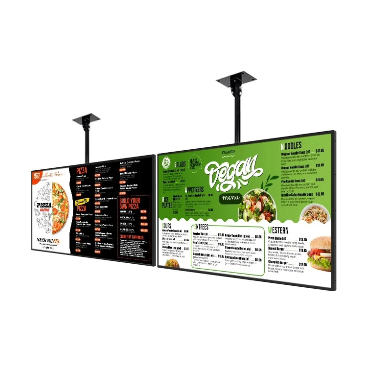 

32 43 50 55 Inch Digital Display Touch Screen Menu Board For Hotels & Restaurants Video & Advertising Use For Elevators