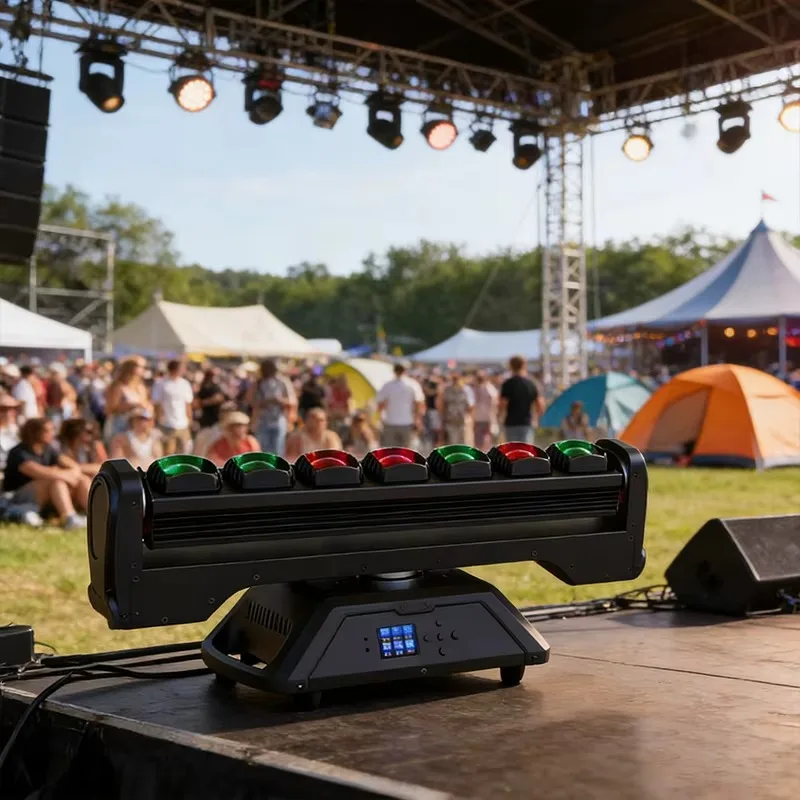 Professional Service Professional Lighting 7pcs * 15W RGBW DMX-512 Iron Aluminum Plastic DJ Stage Light