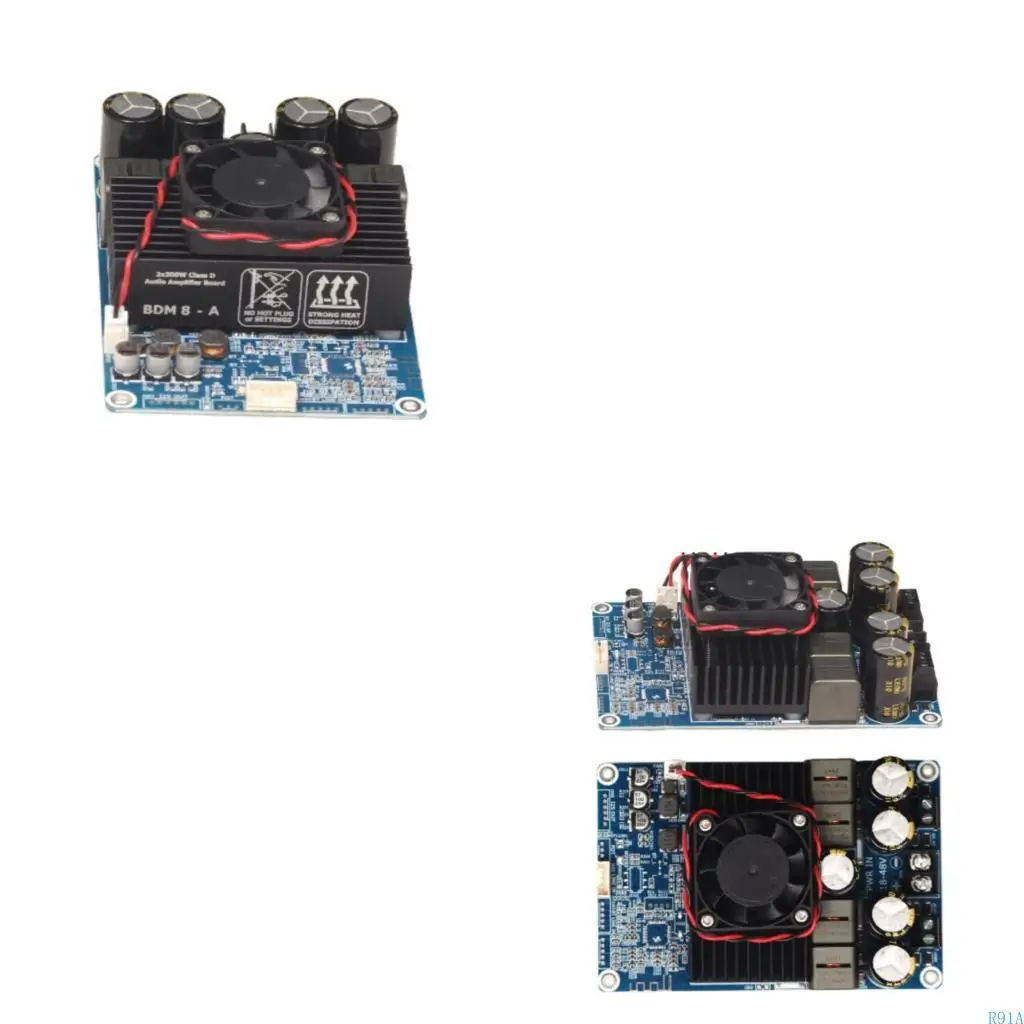 

R91A Мощный 2x300W Bluetooth-совместимый совет по цифровым усилителям для профессиональных и домашних звуков