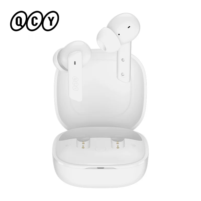 QCY HT05 ANC Draadloze koptelefoon 40 dB Actieve ruisonderdrukking Bluetooth 5.2-hoofdtelefoon 6 microfoon ENC HD-oproepheadset TWS-oordopjes