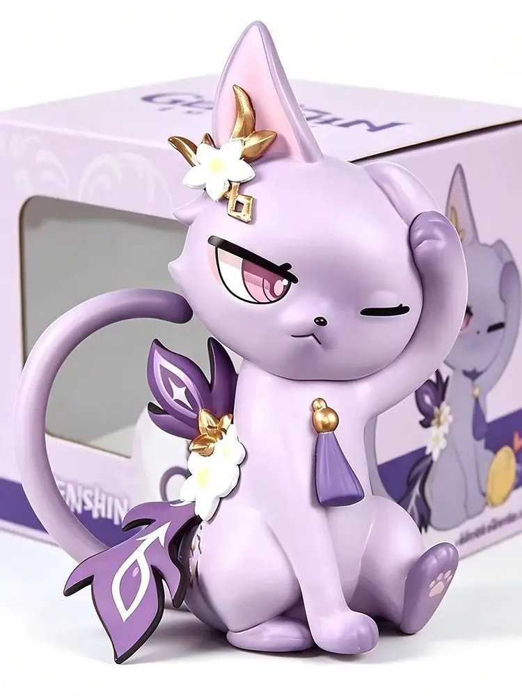 8CM Figurka Kuki Shinobu Keqing Diluc Ragnvindr Genshin Impact Gra Komputerowa Lalka na Biurko Model Golfowy Zabawka Prezent Kolekcja Ozdoby PVC — 2