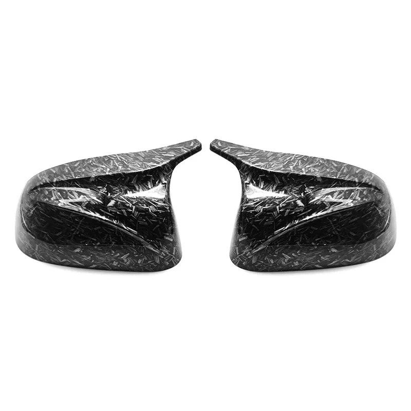 Car Decoration Bull-Horn Paste style Car Rearview Accessories Door Mirror Cover For BMW X5 X5L G05 2019 2020 2021 2022