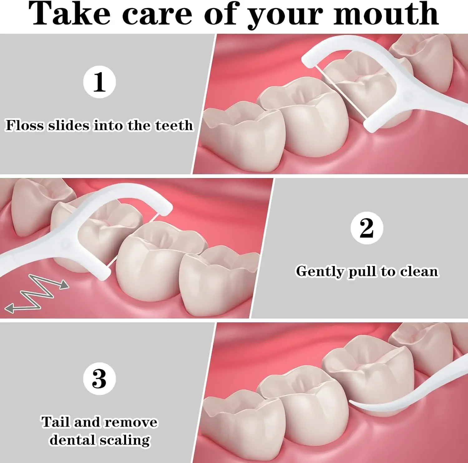 المحمولة المتاح خيط تنظيف الأسنان قوة الشد العالية خيط تنظيف الأسنان يختار الأسنان بين الأسنان نظافة نظافة الفم الرعاية يوميا