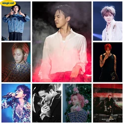 K-pop Singer 5D Diamond Painting G-G-DRAGON Diy Diamond Embroidery Cross Stitch Handmade Fan Collection Gifts Home Wall Decor