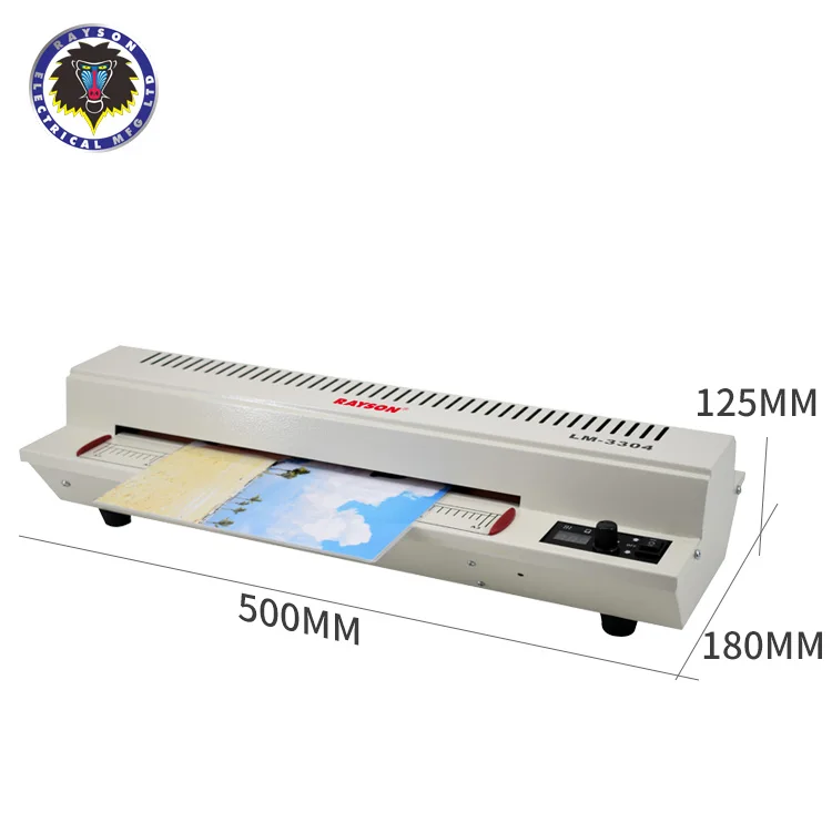 RAYSON LM-3304  Hot roller Laminator Heated Roll Laminator