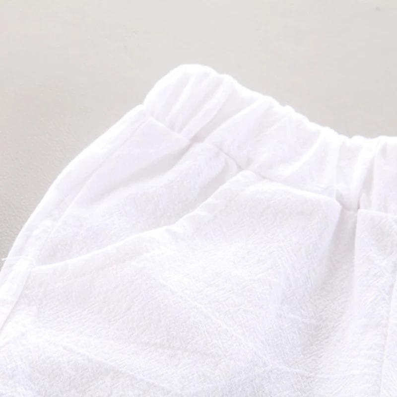 IENENS Summer Thin Clothing Sets Baby Boys Clothes Infant Shirt + Pants Outfits Kids Wear Child Cotton Bow Tie Tracksuits