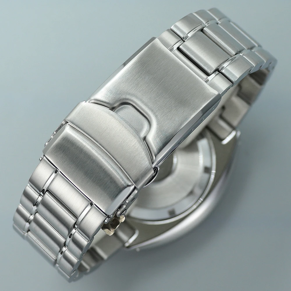 45mm NH36 Watche Case Watchbands Sapphire Stainless Steel For SKX6105 Big abalone Seiko NH35 NH36 Movement 28.5mm Dial 3.8 Crown