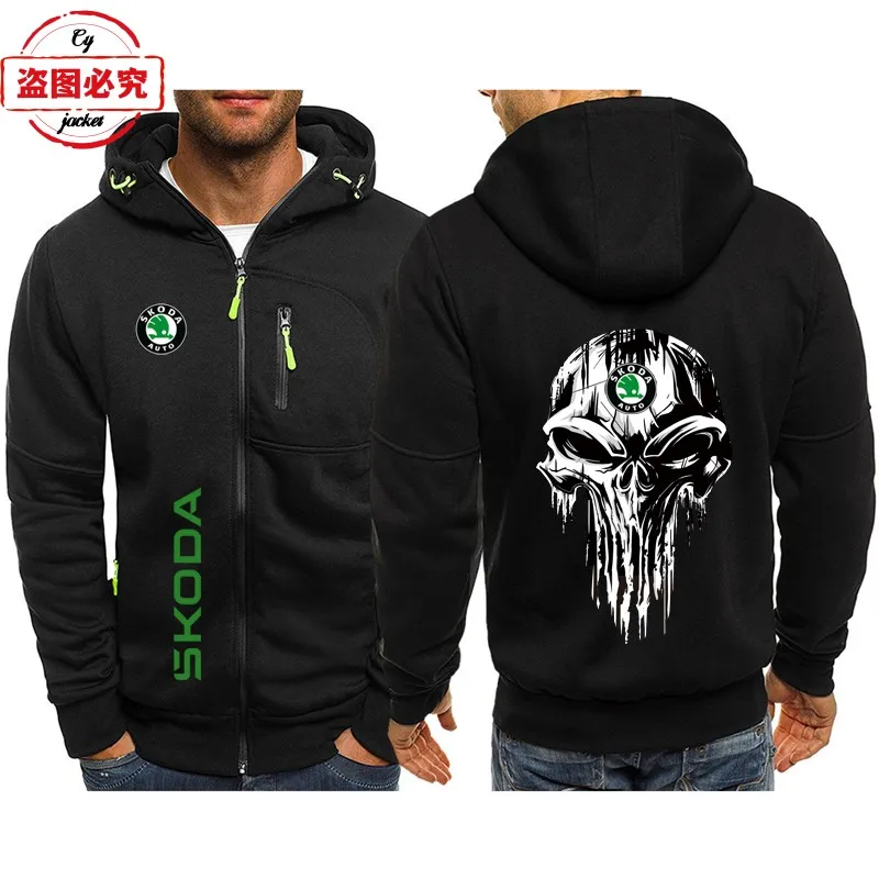 WRC rally Skoda racing logo jacket racing suit men's hoodie sweater skoda logo jacket