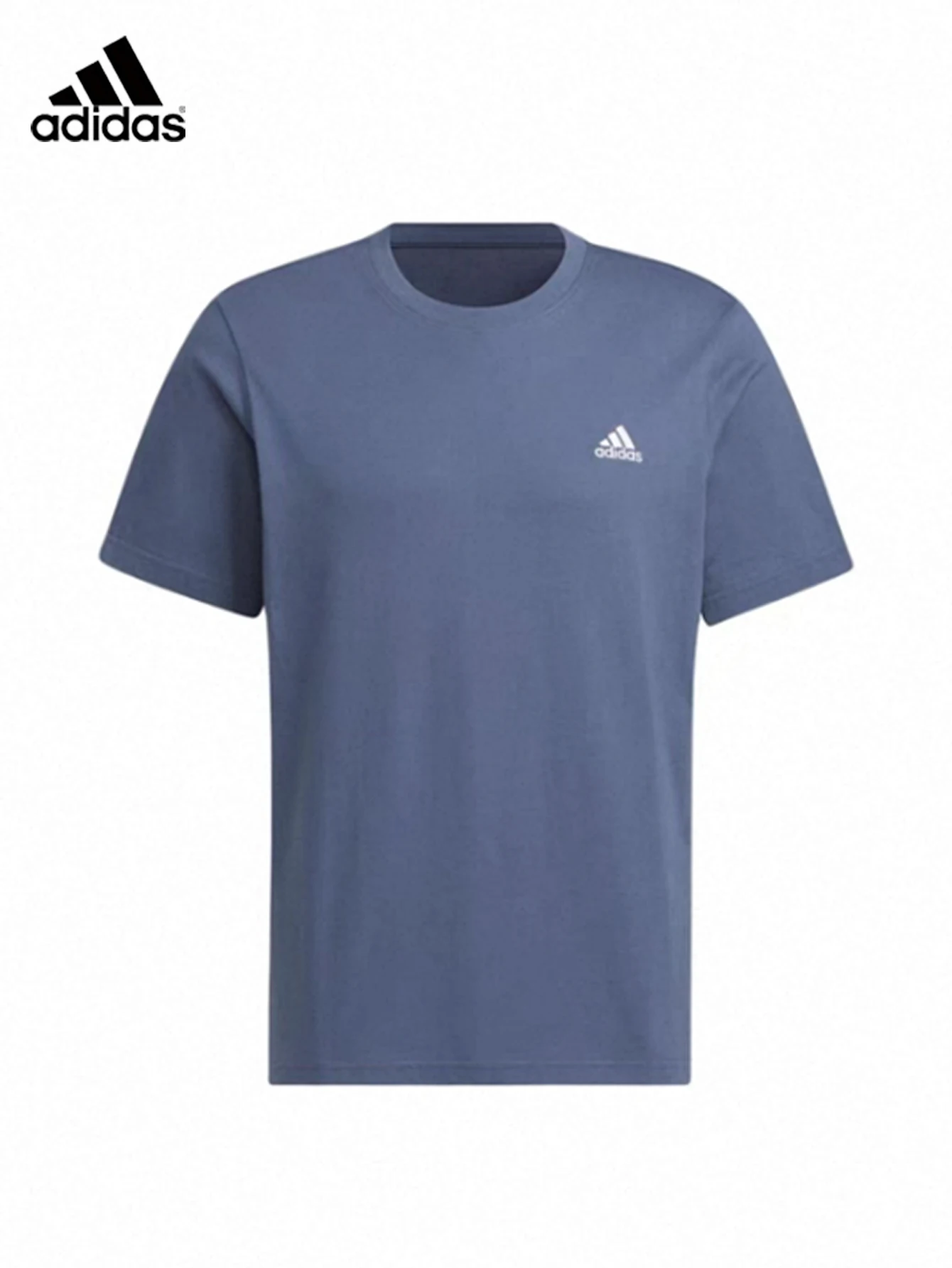 

Футболка adidas унисекс, хлопковая, свободного кроя, с круглым вырезом, повседневная, спортивная, летняя JI9065