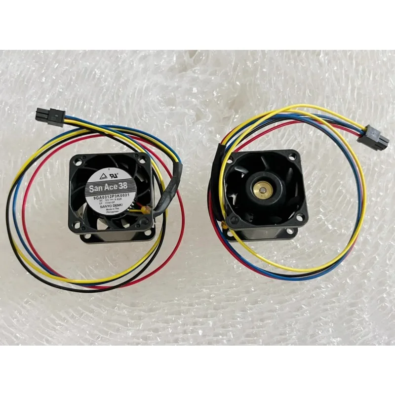 

Original New Cooler Fan for Sanyo 9GA0312P3K0031 3628 12V 0.62A 3828 Violent Cooling Fan 38x38x28mm