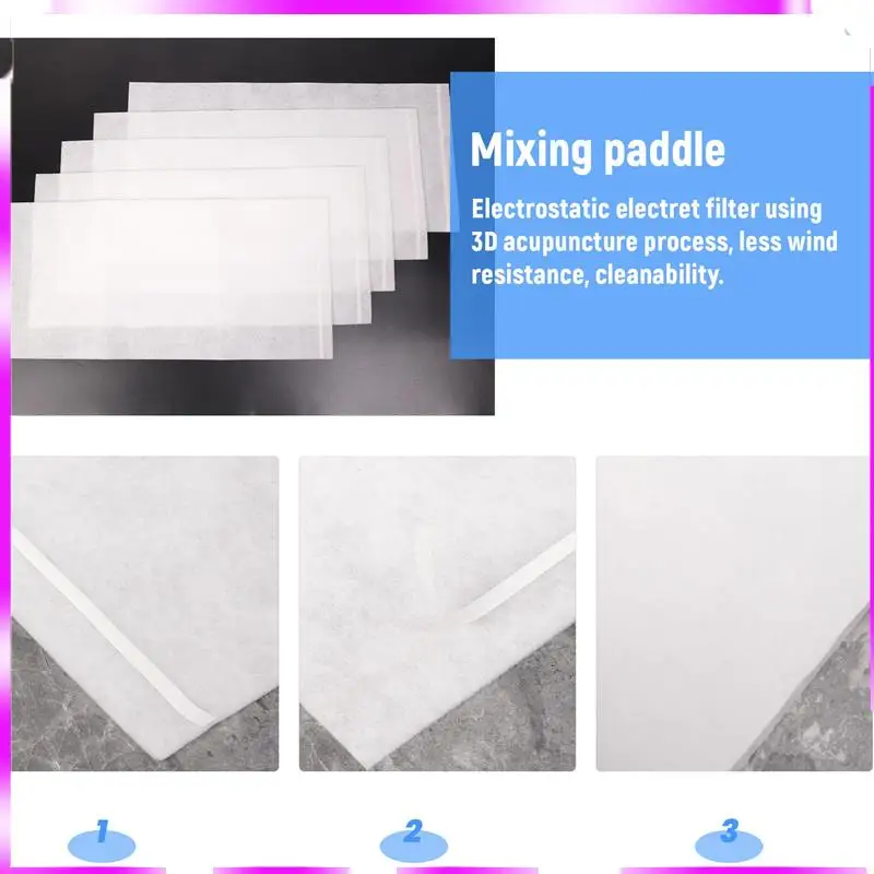 N98R 5 قطعة فلتر كهرباء قطن Hepa شبكة تصفية السخام لأجزاء المكنسة الكهربائية لتنقية الهواء من Xiaomi