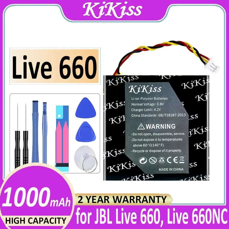 

Аккумулятор 683331 1000 мАч для беспроводной гарнитуры JBL Live 660 660NC